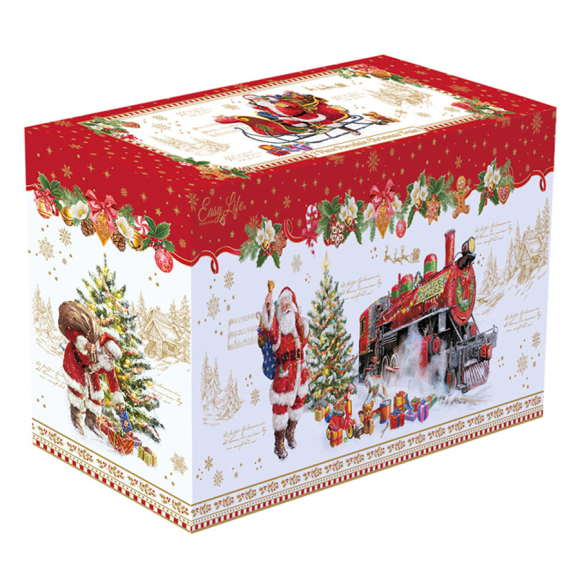 Поезд фарфоровый Easy Life Christmas memories R1098#CHME