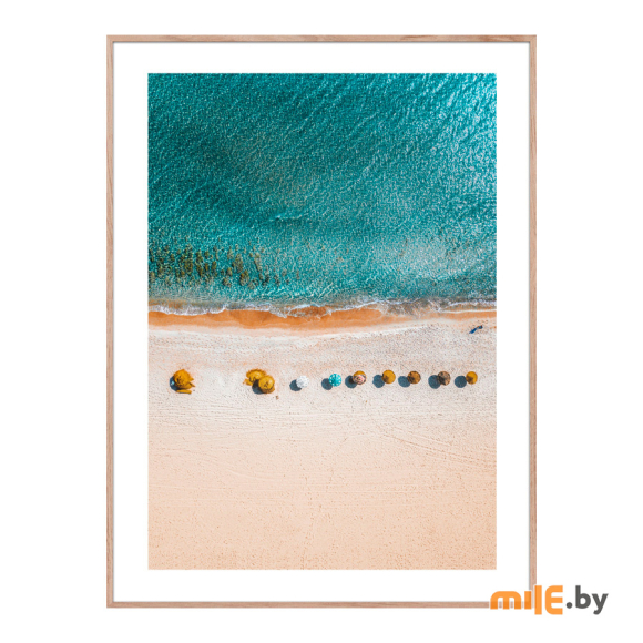 Репродукция на холсте STYLER "Солнечный пляж" OB-13886, 50x70 см