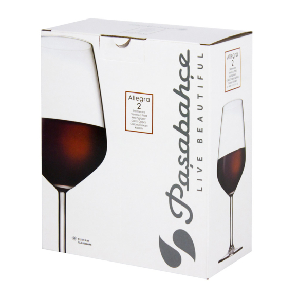Комплект из 2-х бокалов для вина Pasabahce Аллегра (440065 1204281) 490 мл