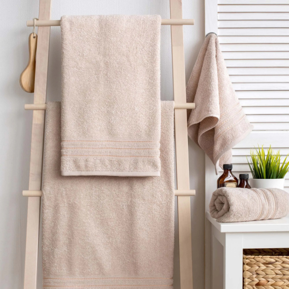 Полотенце махровое Самойловский Текстиль Верона (761429) 33х70 см светло-бежевый