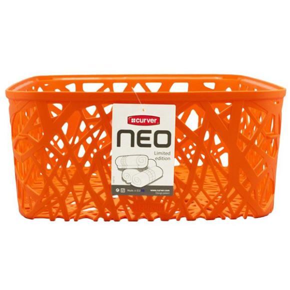 Корзинка прямоугольная Neo colors оранжевая