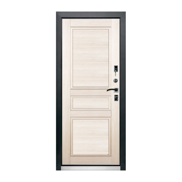 Входная металлическая дверь Промет Винтер (ТЕРМОРАЗРЫВ) Белёный Дуб (Ч) 2050х880 (правая)