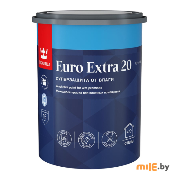 Краска Tikkurila Euro Extra 20 0,9 л