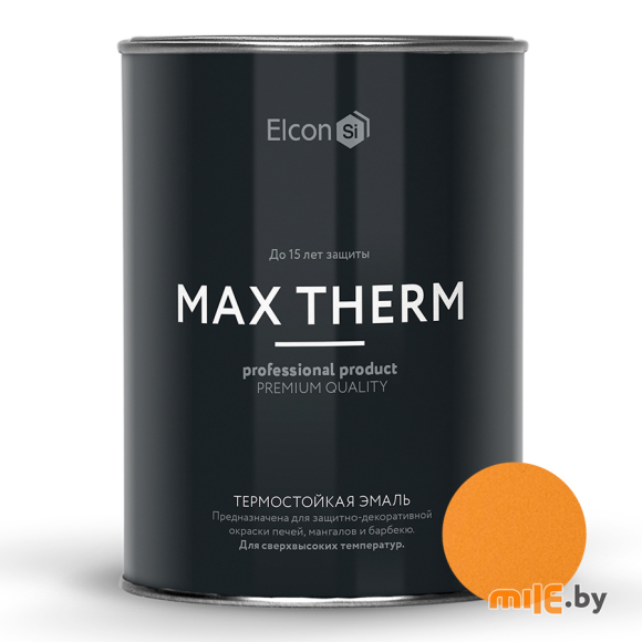 Эмаль Elcon Термостойкая матовая 0,8 кг (медный)