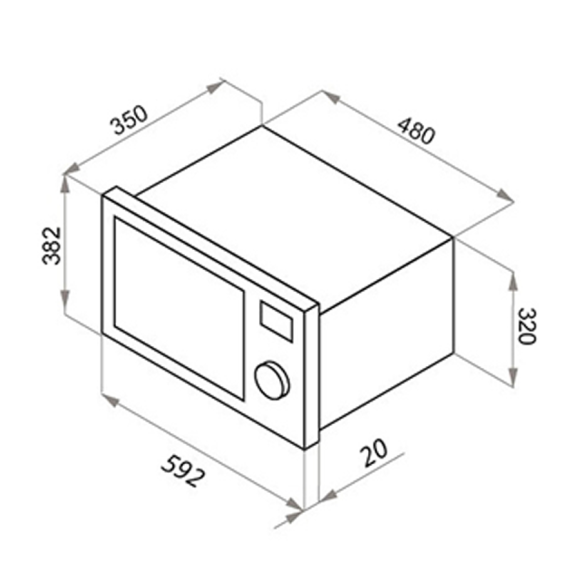 Печь микроволновая MAUNFELD XBMO202S