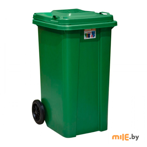 Контейнер для мусора ZETA 120 л (зеленый)