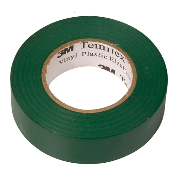Лента изоляционная зеленая Temflex 1300 19 мм x 20 м