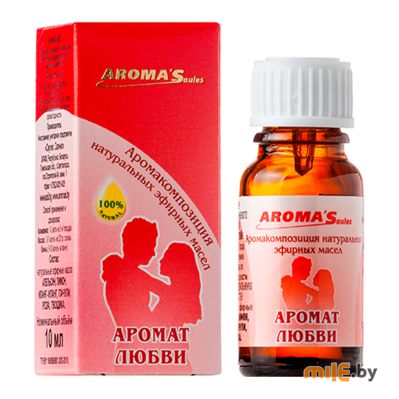 Аромакомпозиция масел эфирных натуральных Aroma Saules Аромат любви 10 мл