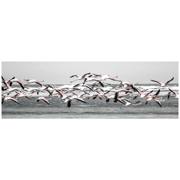 Репродукция на холсте 45x140 см "Чайки над морем"; Арт.: CA-11856