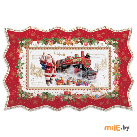 Блюдо фарфоровое Easy Life Christmas Memories R1004#CHME