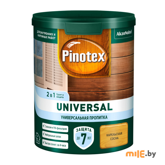 Пропитка Pinotex Universal 2 в 1 Карельская сосна 0,9 л (5620703)