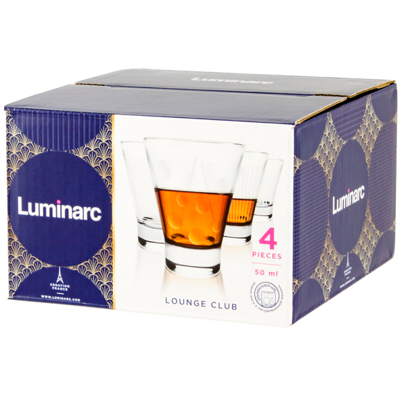 Набор стеклянных стопок Luminarc Lounge club N5285 4 шт.