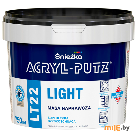 Шпаклевка Acryl Putz Light LT22