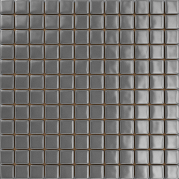 Декоративная мозаика MVA Print Mosaic Моно 25-FL-M-036 317x317 (серый)