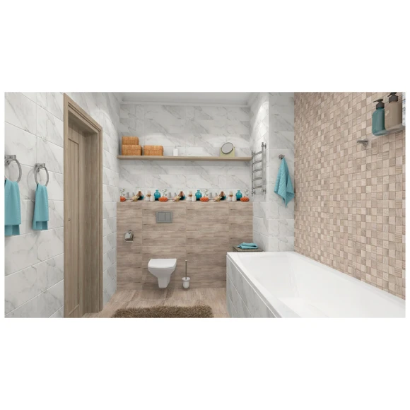 Плитка керамическая Cersanit Vita белый VJS051 600x200