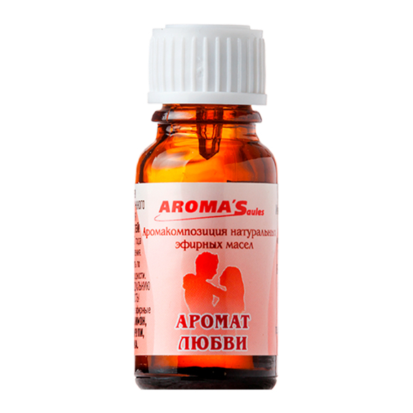 Аромакомпозиция масел эфирных натуральных Aroma Saules Аромат любви 10 мл