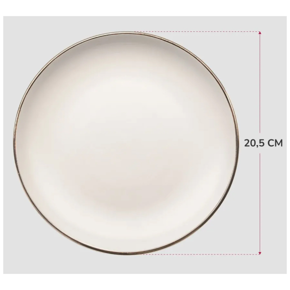 Тарелка десертная Apollo Luna (LUN-20) 20,5 см
