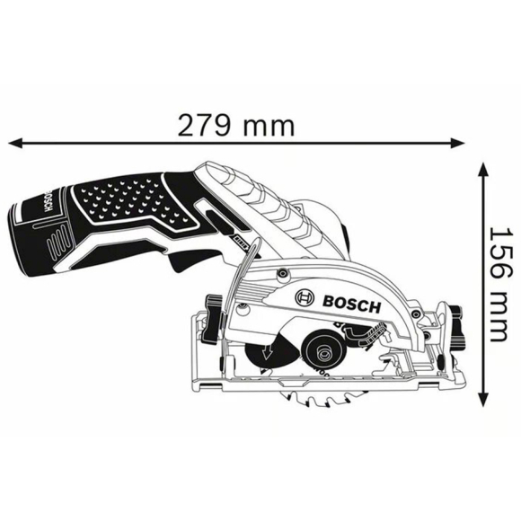 Аккумуляторная пила дисковая Bosch GKS 12V-26 (0.601.6A1.001)