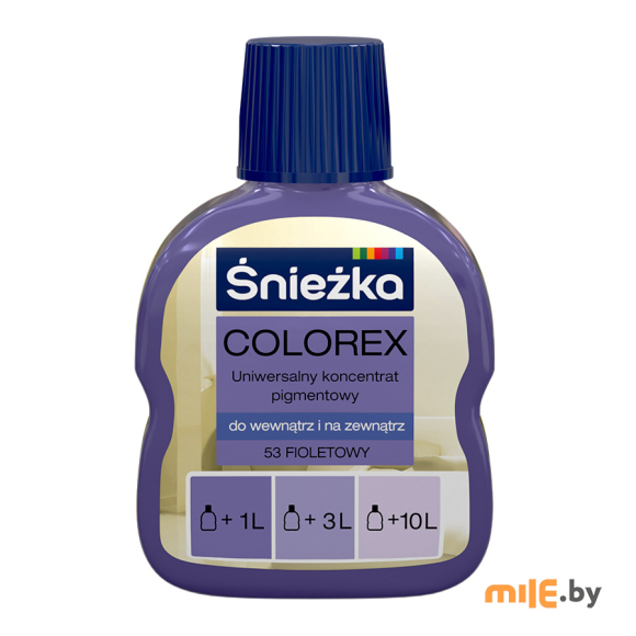 Колеровочная краска Sniezka Colorex № 53 0,1 л (фиолетовый)