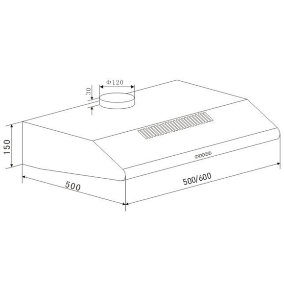 Вытяжка MAUNFELD MP-1 60 Inox