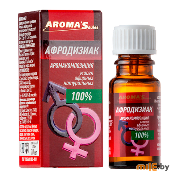 Аромакомпозиция масел эфирных натуральных Aroma Saules Афродизиак 10 мл