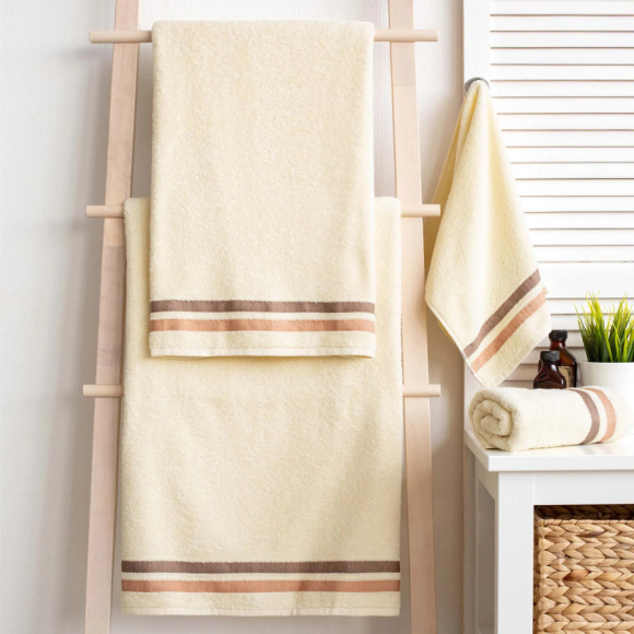 Полотенце махровое Самойловский Текстиль Исландия (761432) 50х90 см ваниль