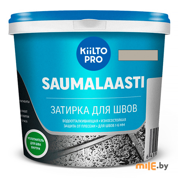 Фуга Kiilto Saumalaasti 41 1 кг (средне-серый)
