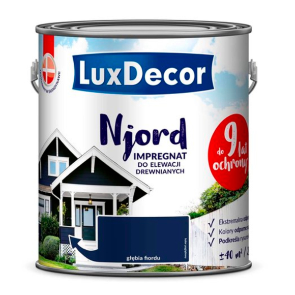 Краска-антисептик для дерева LuxDecor Njord Далекий фьорд 10 л