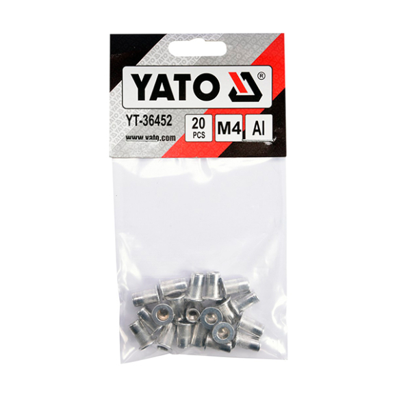 Заклепка резьбовая Yato (YT-36452) 5,9x11 мм 20 шт.