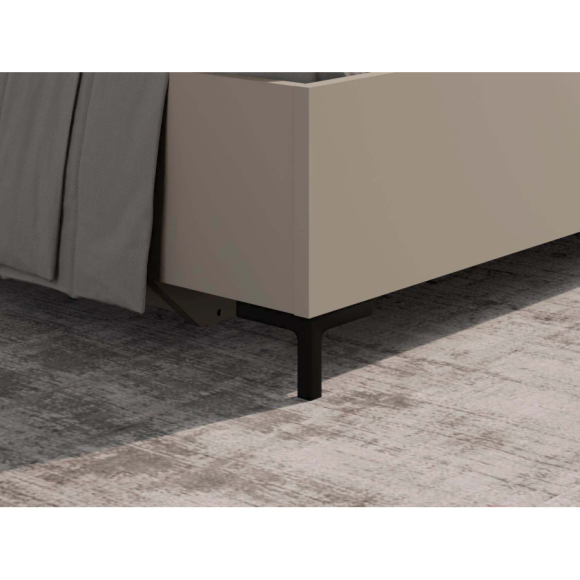 Кровать BRW DDomenica LOZ 160х200 М глин.серый 016