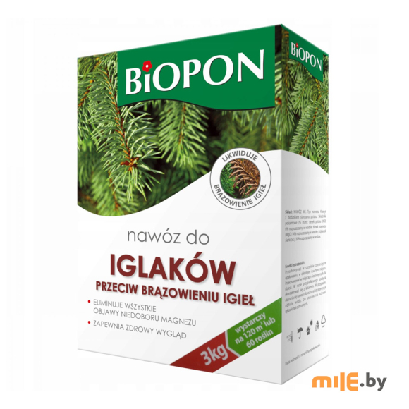 Удобрение для хвойных растений Biopon 1 кг