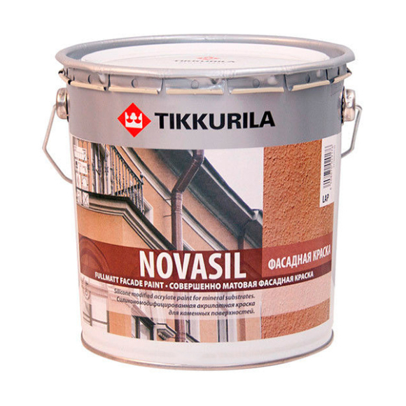 Краска акрилатная Tikkurila MR База 1 глубокоматовая 2,7 л белый