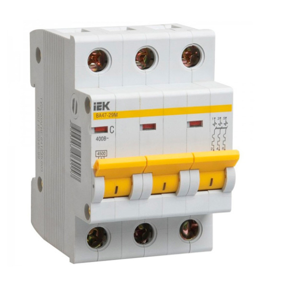 Автоматический выключатель IEK ВА47-29 (MVA20-3-032-B) 32 А