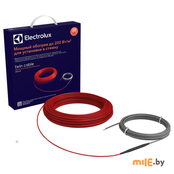 Нагревательный кабель Electrolux Twin Cable ETC 2-17-300 (2,5 кв.м)