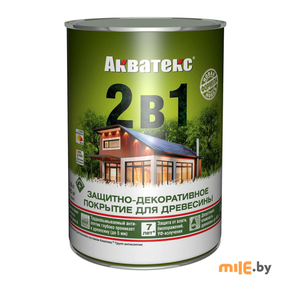 Состав Акватекс 2 в 1 тик 0,8 л