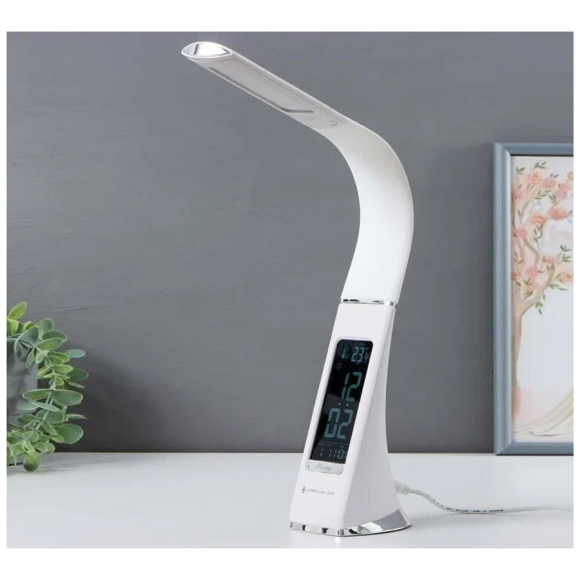 Светодиодная настольная лампа с дисплеем Ambrella Light Desk DE508 WH белый