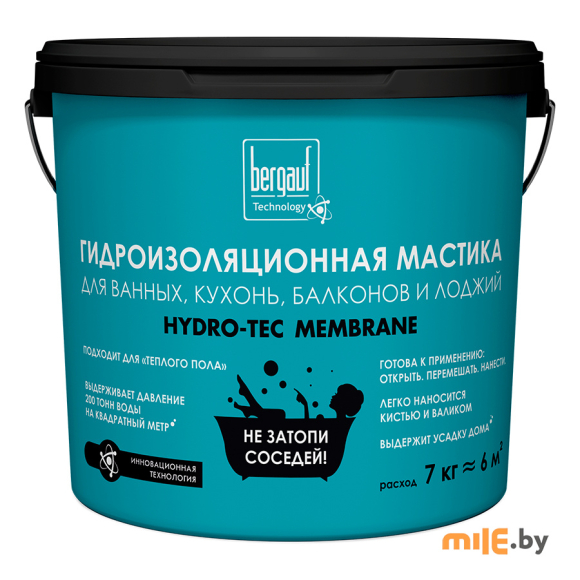 Гидроизоляционная мастика Bergauf Hydro-Tec Membrane 7 кг