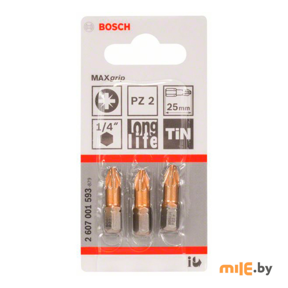 Набор бит Bosch Maxgrip (2607001593)