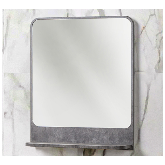 Зеркало с полкой Акваль Баро 60 (04.60.94.N) 600х700 мм
