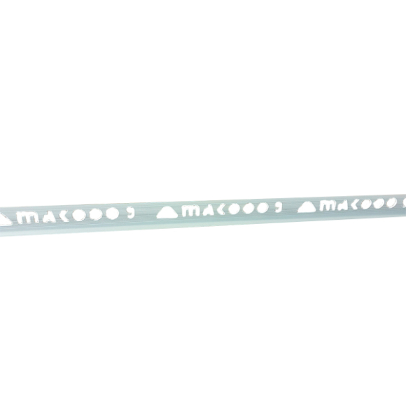 Угол для плитки наружный Mak 011 7 мм х 2,5 м светло-серый