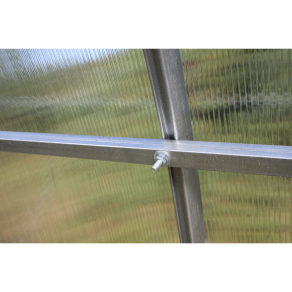 Теплица с покрытием КомфортПром 3,3х8, 40х20/1.0, ПК 3,8мм