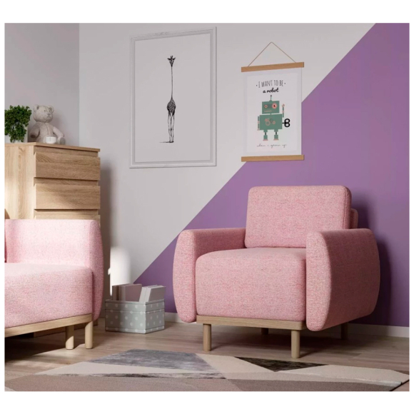 Кресло для отдыха Делком40 Тулисия фламинго Twist 16