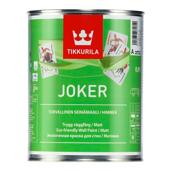 Краска под колеровку акрилатная Tikkurila Eco-Joker (Эко-Джокер) 0,9 л