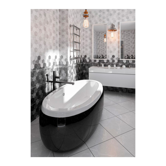 Декор керамический Beryoza Ceramica Дайкири 1 черный 600х300