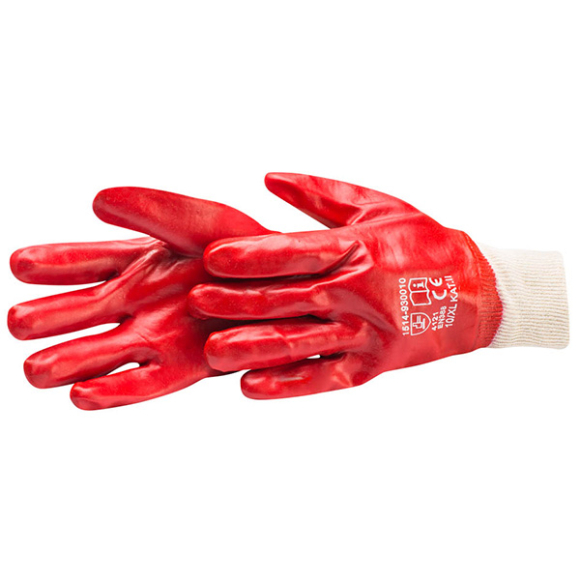 Перчатки красные универсальные 1514-930010