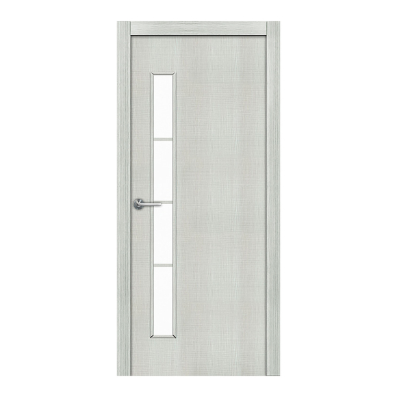 Дверь Unidoors Cortex 11 со стеклом (МДФ/бьянко) 700x2000