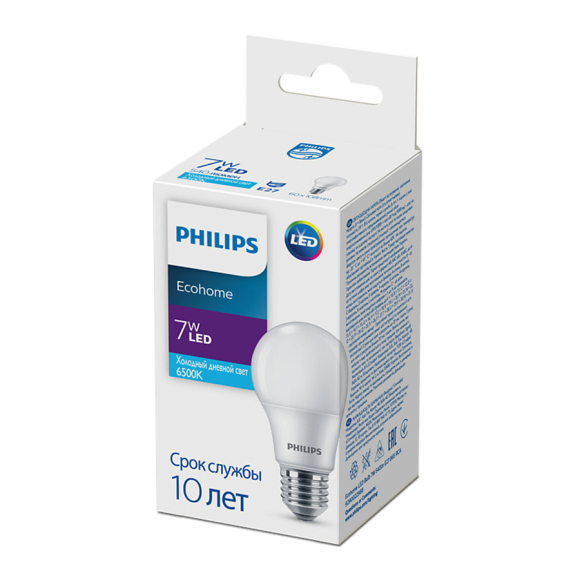 Лампа Philips Ecohome LED Bulb 7W E27 6500K