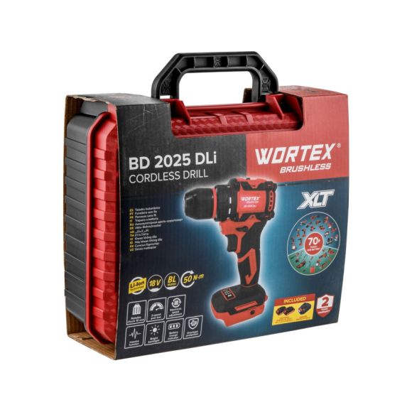 Аккумуляторная дрель-шуруповерт Wortex BD 2025 DLi ALL1 XLT (1329837)