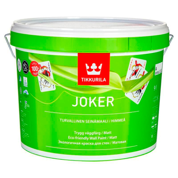 Краска акриловая Tikkurila Joker (Джокер) 9 л