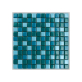 Декоративная мозаика MVA Print Mosaic Микс 25-FL-S-089 317x317 (бирюзовый/микс)